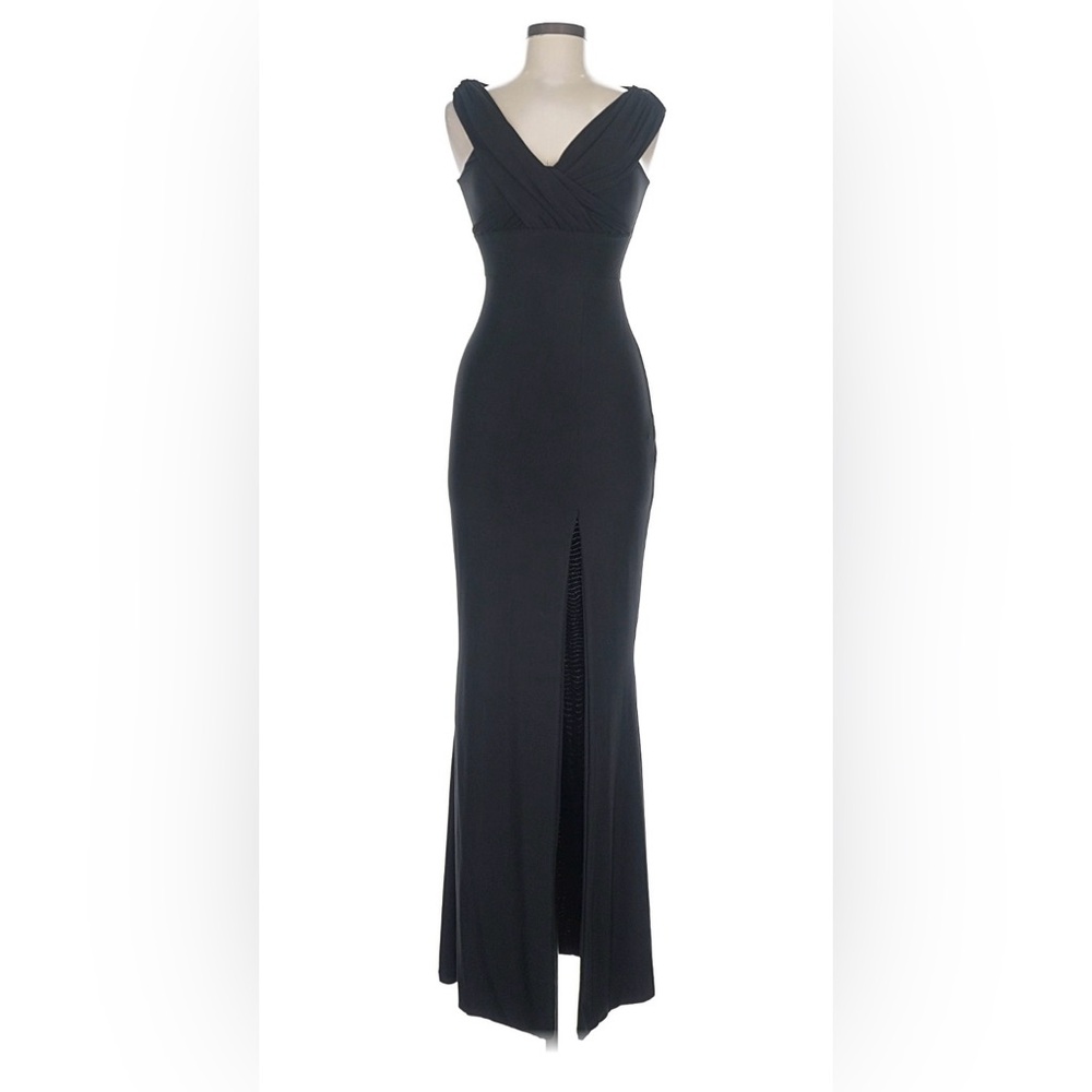 Missguided Black Maxi Dress - Sleek Sleeveless